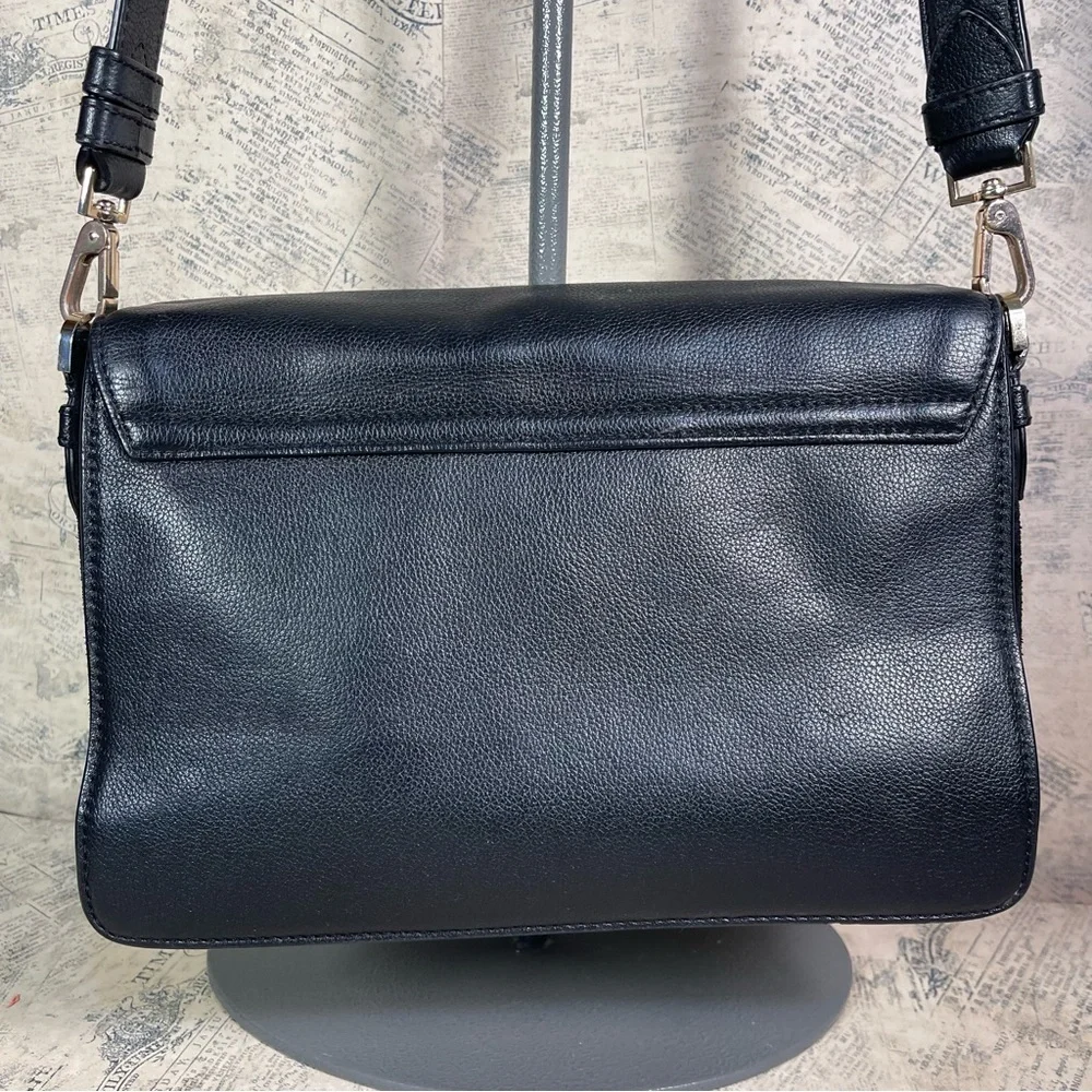 Kate Spade Magnolia Park Laurel Brown Leather Suede Crossbody Satchel Bag